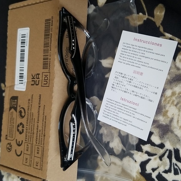 Cat Eye Reading Glasses Retro Presbyopic Glasses Gradient Readers For Women+3.5 - Picture 17 of 17